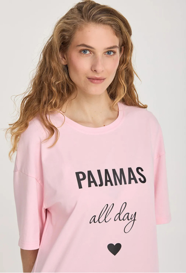 Нічна сорочка бавовна Pajamas Ellen LDK 121/48/01 фото