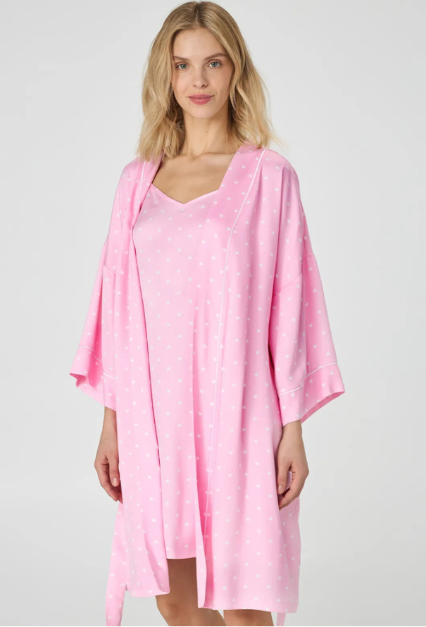 Нічна сорочка віскоза Pink Love Ellen LDB 128/13/01 фото