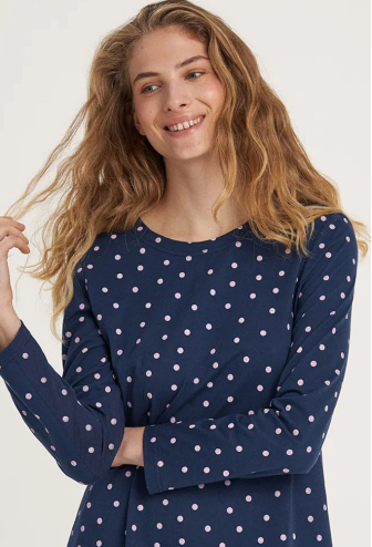 Нічна сорочка бавовна Rosy Raindrops Ellen LDK 100/11/02