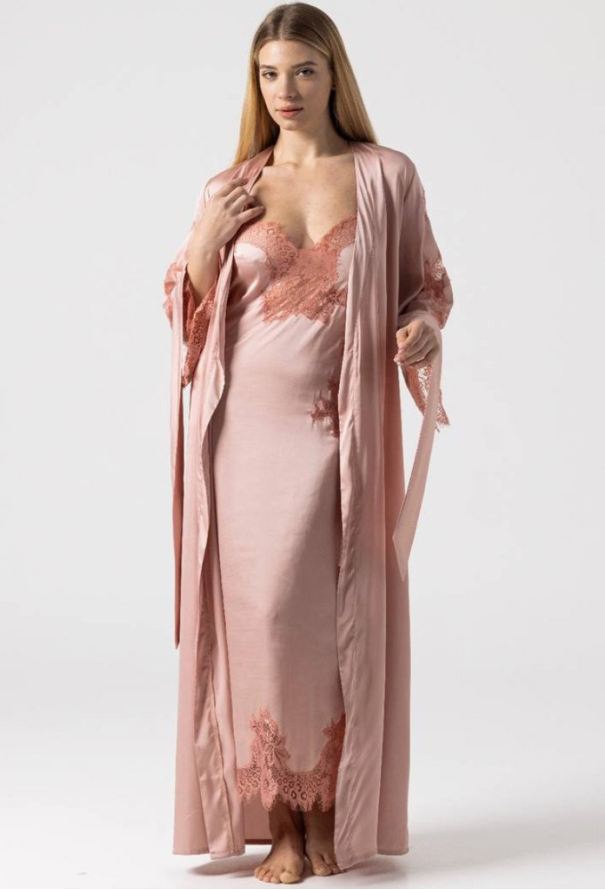 Ночнушка женская шелковая Ash Rose Felena AR-455 фото