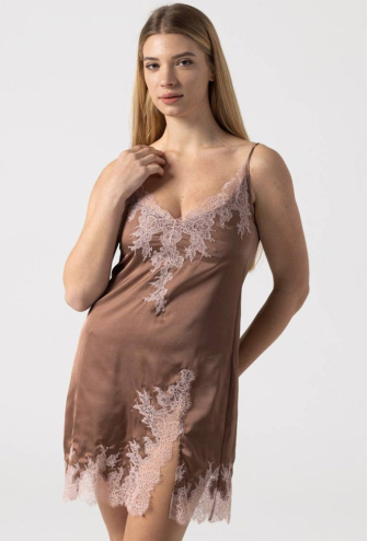 Нічна сорочка шовкова Mocca Felena MC-255