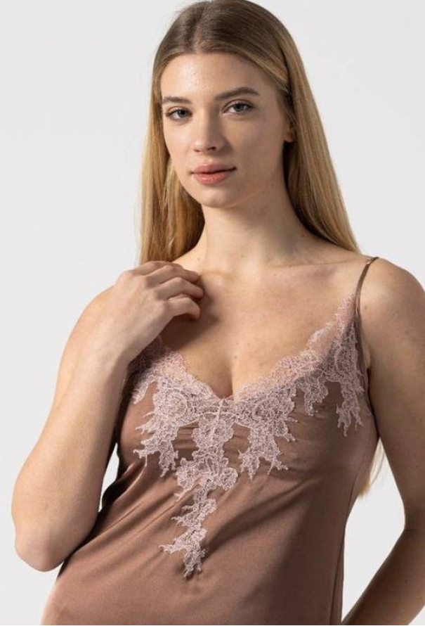 Ночнушка женская шелковая Mocca Felena MC-255 фото