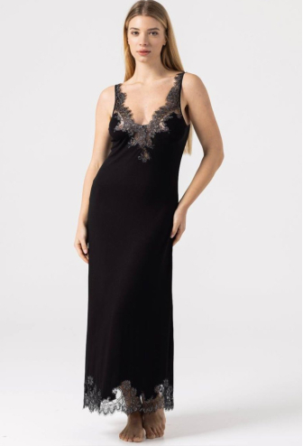 Ночнушка женская вискоза Silver Black Felena SB-455