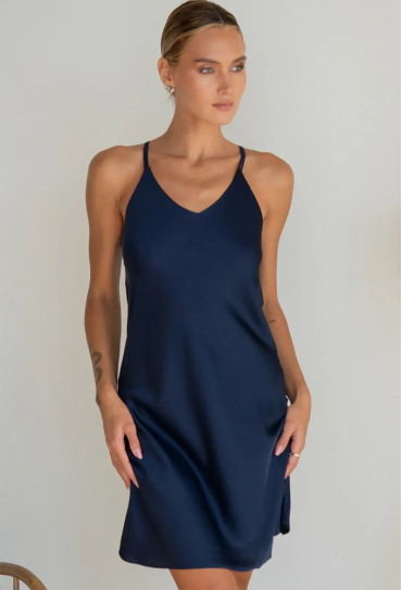 Ночнушка шелковая Midnight Forly SH0007-13-02