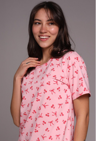 Нічна сорочка бавовна Сherry Bow German Volf 26022