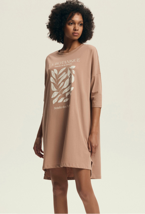 Нічна сорочка бавовна Dextra Henderson Ladies 43692BW фото