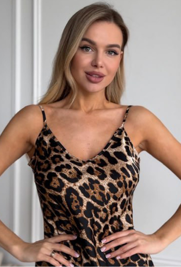 Нічна сорочка шовкова Julia Ulich 3066-97 фото