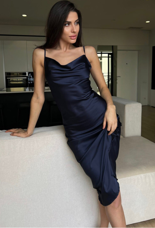 Нічна сорочка шовкова Julia Ulich 444-76 фото