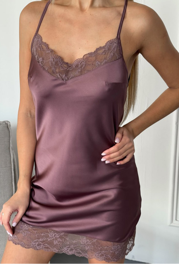 Нічна сорочка шовкова Julia Ulich 5125-48 фото