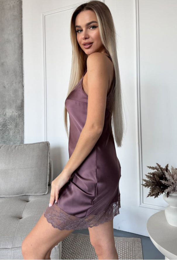 Нічна сорочка шовкова Julia Ulich 5125-48 фото