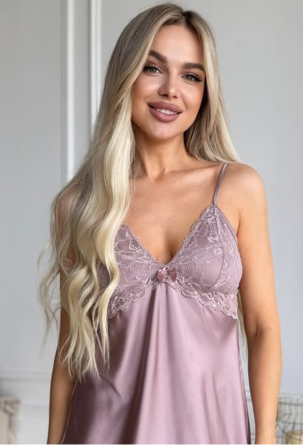 Ночнушка женская шелковая Julia Ulich 5126-3 фото