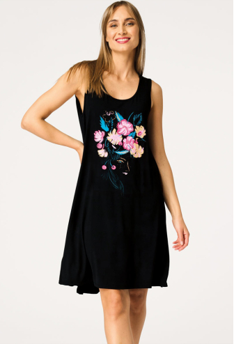 Нічна сорочка бамбук Key LND 560-4