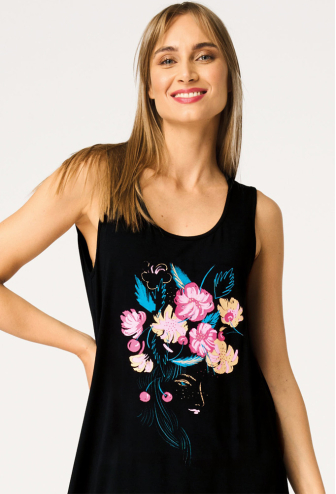 Нічна сорочка бамбук Key LND 560-4