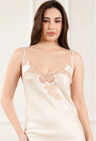 Ночнушка женская шелковая Amber Komilfo 1453L