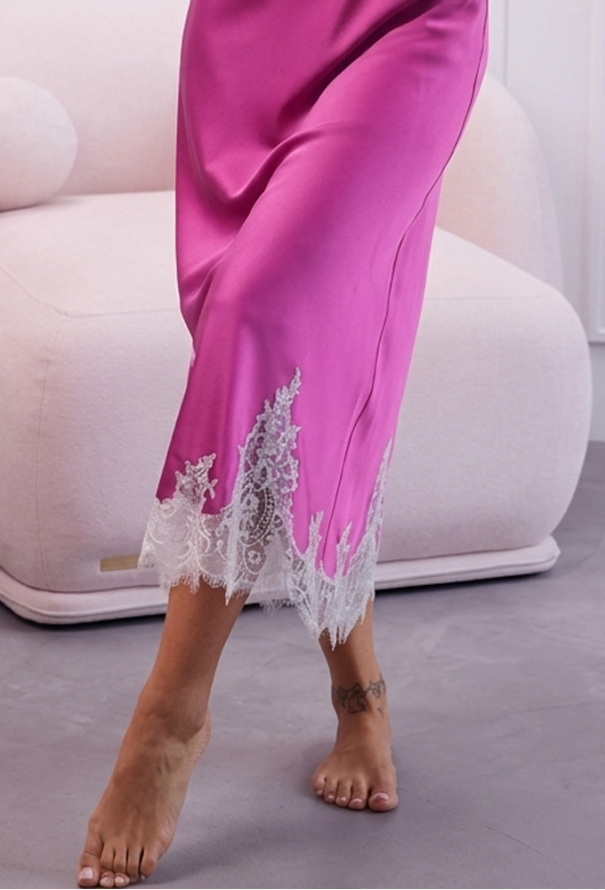 Ночнушка женская шелковая Azalea Komilfo 1480L фото