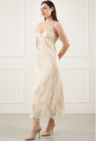 Ночнушка женская шелковая Citrine Komilfo 1437L/3