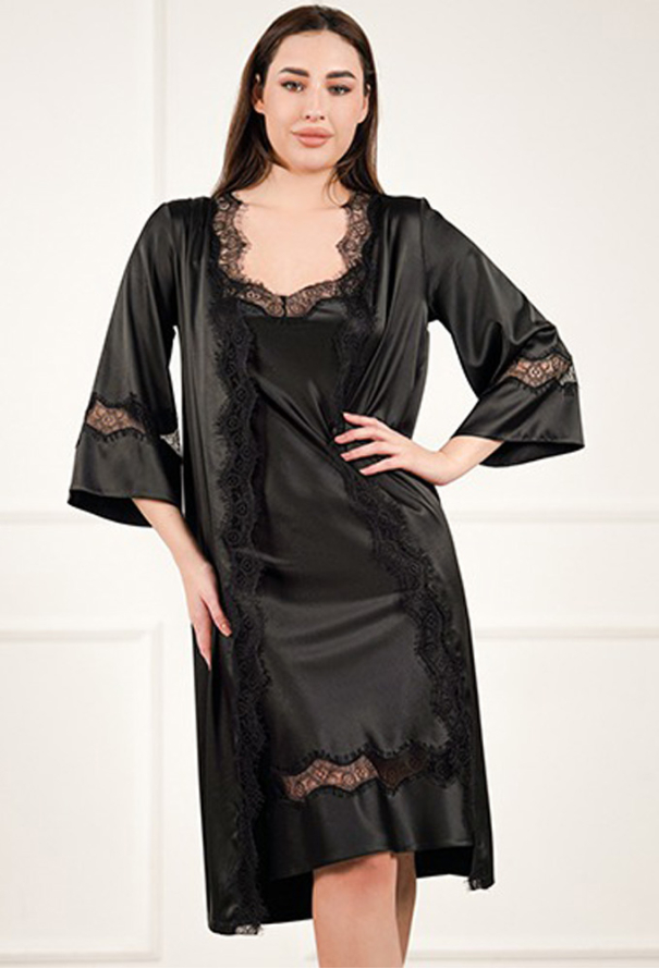 Нічна сорочка шовкова Diamond Komilfo 1379/4 фото