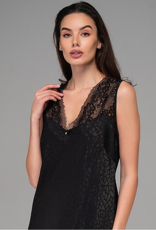 Ночнушка женская шелковая Joanna Black Mia-Amore 7318-1 фото