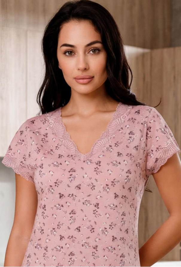 Нічна сорочка бавовна Lila Roksana 1369-16715 фото