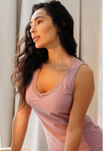 Ночнушка женская хлопок Мур Квитка Roksana 1803-16985