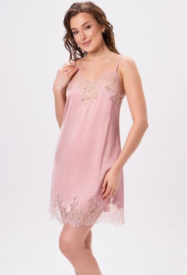 Ночнушка женская шелковая Shato 2600PD Ночнушка женская шелковая Shato 2600PD