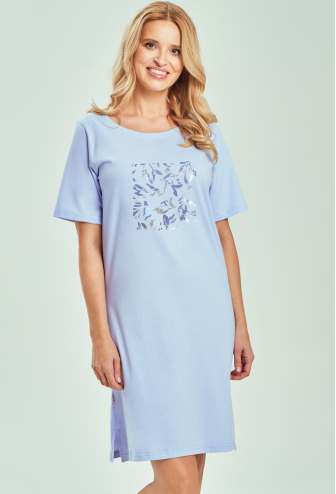 Ночнушка женская хлопок Valentina Taro 3554BL
