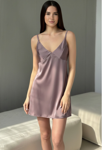 Ночнушка женская шелковая V.Velika 255-25MC
