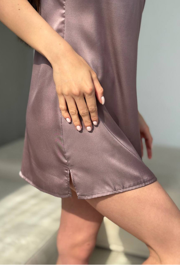 Ночнушка женская шелковая V.Velika 255-25MC фото