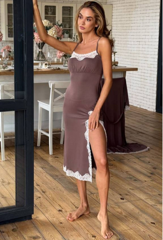 Нічна сорочка віскоза Violet delux НС-М-112MS