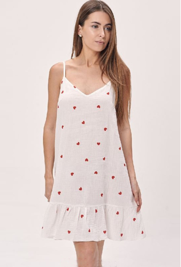 Нічна сорочка муслінова Wiktoria 1602 Нічна сорочка муслінова Wiktoria 1602