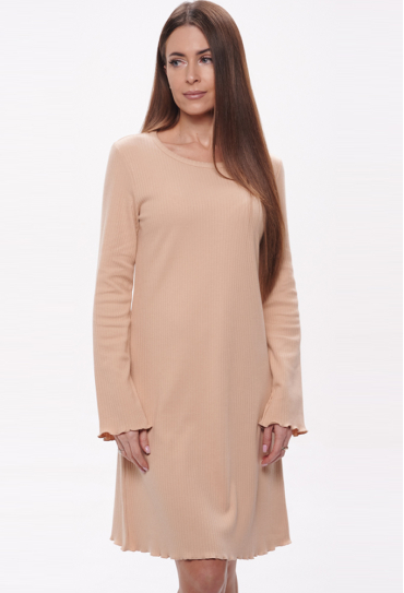 Ночнушка женская хлопок рубчик Wiktoria 1702BZ