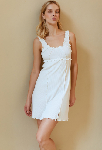 Ночнушка женская хлопок рубчик Moon Your Touch MN-4734