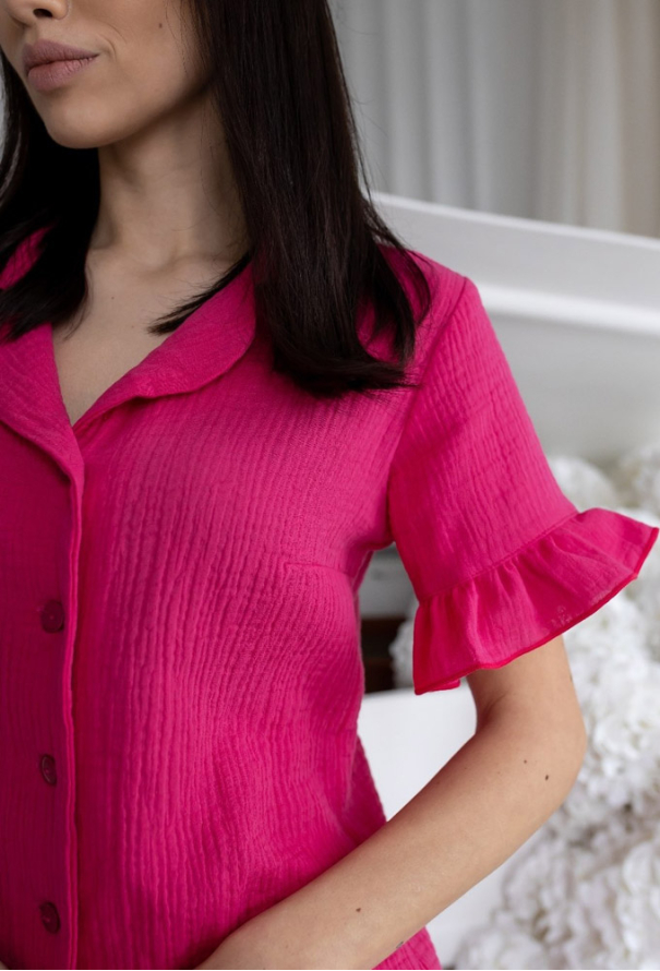 Пижама женская муслиновая MiaNaGreen П1825 фото