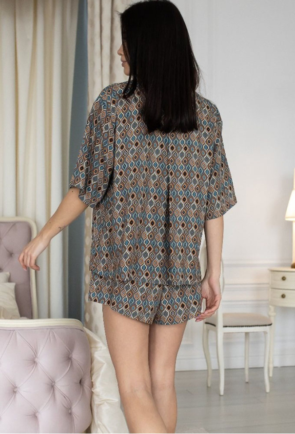 Піжама жіноча штапель MiaNaGreen Пс210 фото