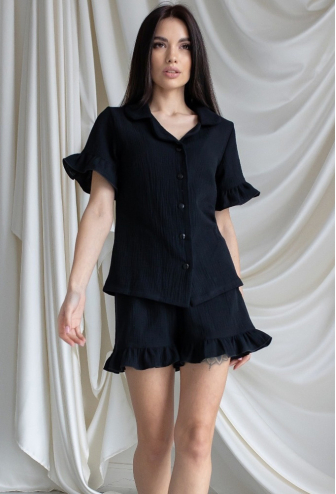 Пижама женская муслиновая MiaNaGreen Пч1825