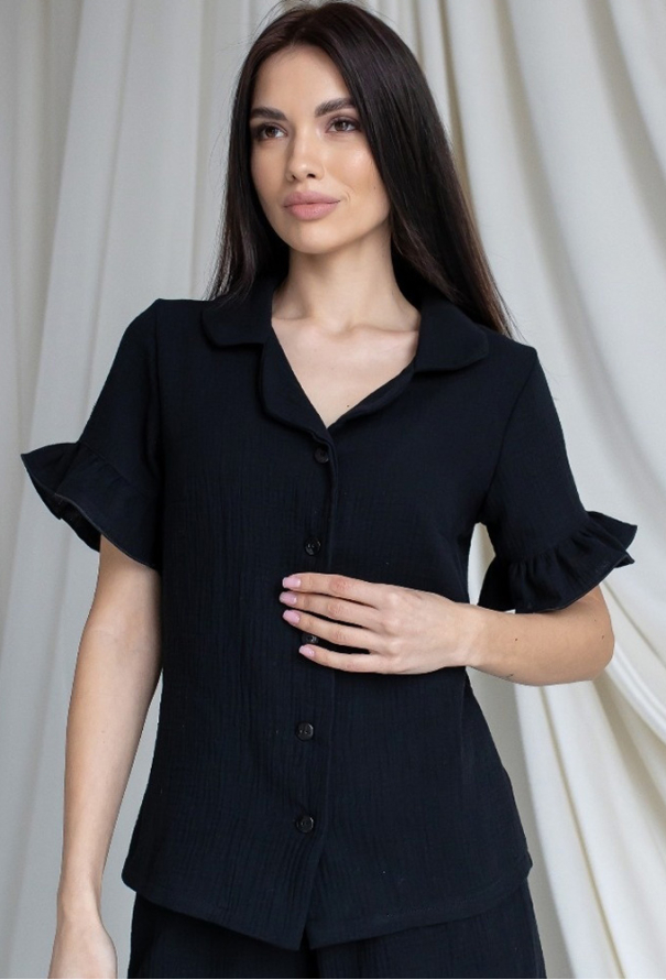 Пижама женская муслиновая MiaNaGreen Пч1825 фото