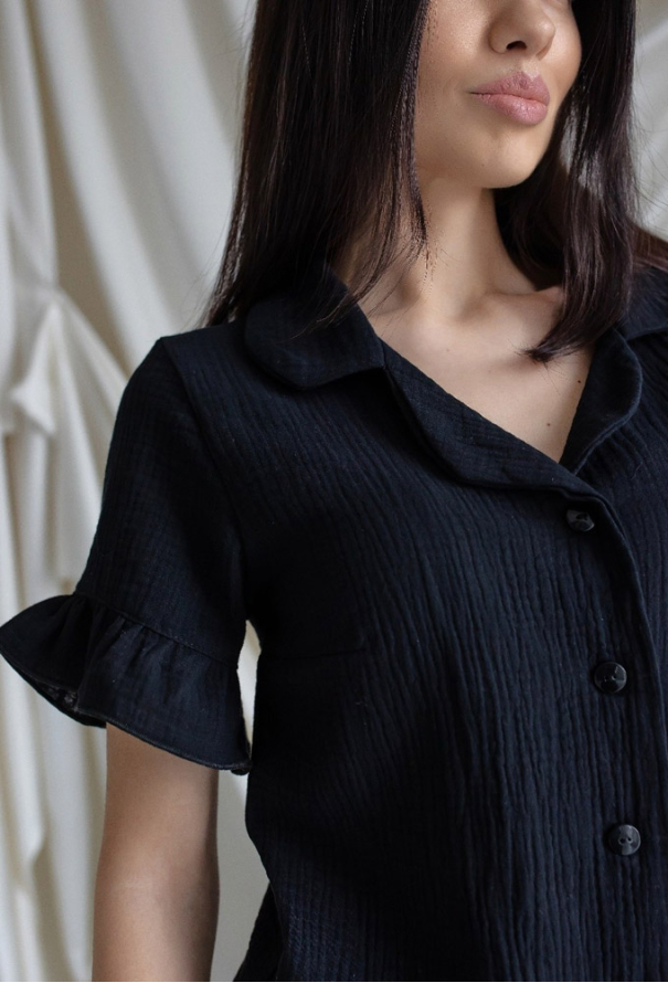 Пижама женская муслиновая MiaNaGreen Пч1825 фото