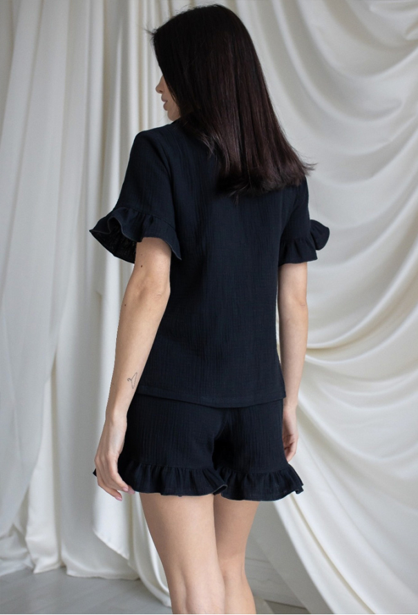 Пижама женская муслиновая MiaNaGreen Пч1825 фото