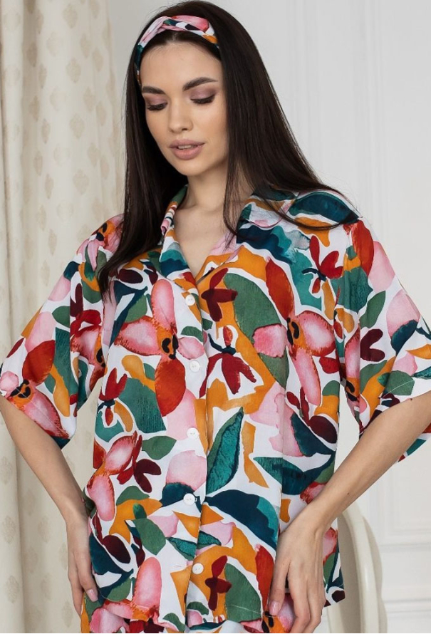 Піжама жіноча штапель MiaNaGreen Пк210 фото