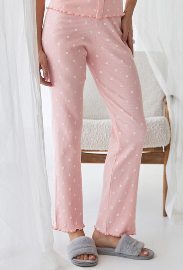 Пижама женская хлопок рубчик Barwa Garments 0369/370PR фото