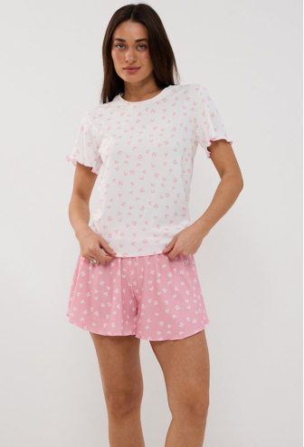 Пижама женская вискоза рубчик Barwa Garments 0386/387