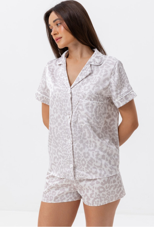 Пижама женская шелковая Barwa garments 0396/72 фото