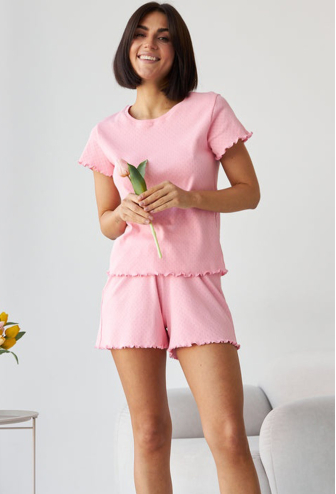 Пижама женская трикотажная Barwa Garments 0355/356RZ