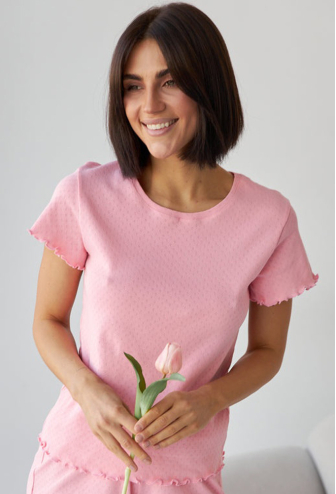 Пижама женская трикотажная Barwa Garments 0355/356RZ