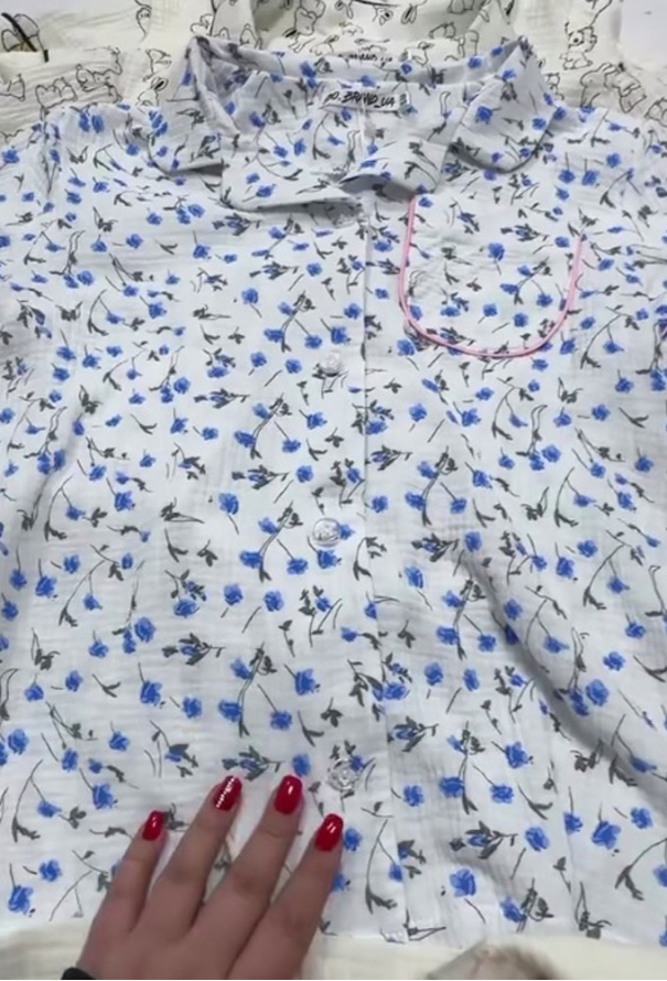 Пижама женская муслиновая BO.Brand 200972N фото