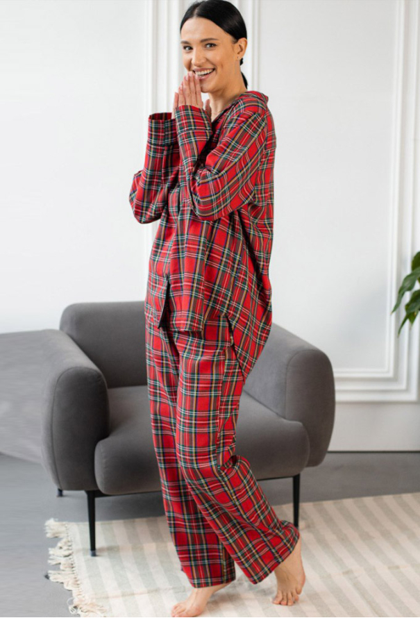 Піжама жіноча фланелева BO.Brand 202001 фото