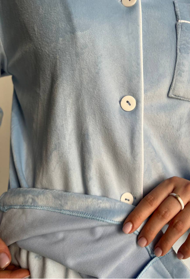 Піжама жіноча велюрова BO.Brand 200215 Піжама жіноча велюрова BO.Brand 200215 фото