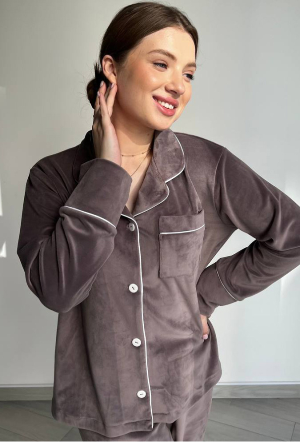 Пижама женская велюровая BO.Brand 200252 фото