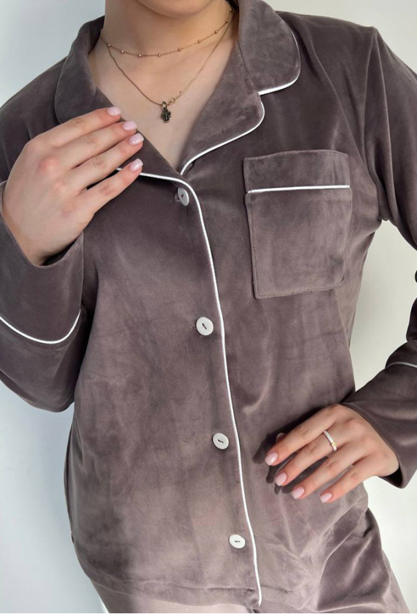 Пижама женская велюровая BO.Brand 200252 фото