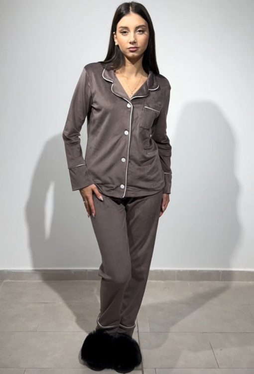 Піжама жіноча велюрова BO.Brand 200272 Піжама жіноча велюрова BO.Brand 200272 фото